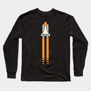 Space Shuttle Blasting Away Long Sleeve T-Shirt